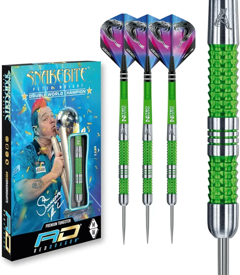 Red Dragon Snakebite Mamba 22g — test signature Peter Wright