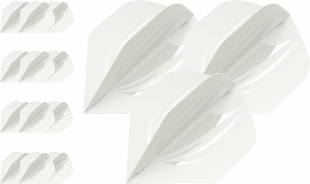 Target ID Pro Ultra No.2, ailettes standard blanches pour fléchettes