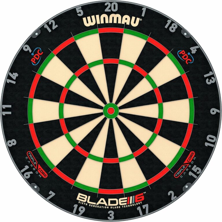 Winmau Blade 6 Triple Core, test cible officielle PDC