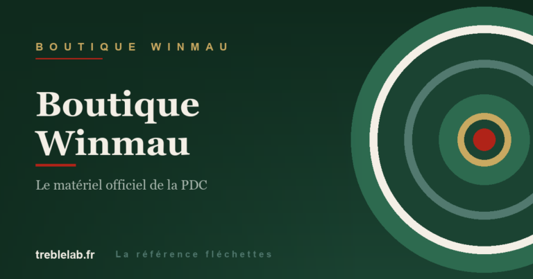 Winmau : fléchettes, cibles et matériel officiel PDC